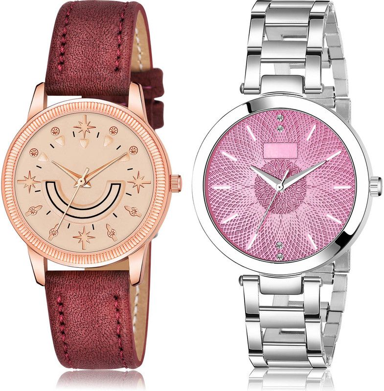 Analog Watch - For Women Classical Quartz 2 Watch Combo For Women And Girls - GW63-GM203