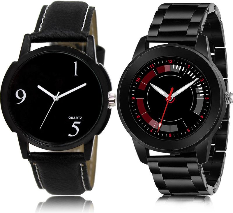 Analog Watch - For Men Contemporary Diwali 2 Watch Combo For Boys And Men - BL46.6-(45-S-20)