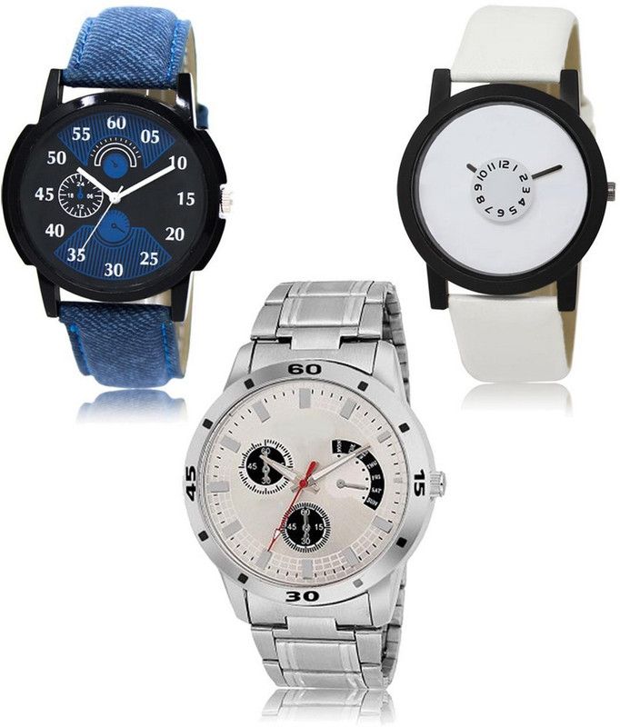 New latest Designer Combo of 3 Analog Watch - For Men LR-02-26-101