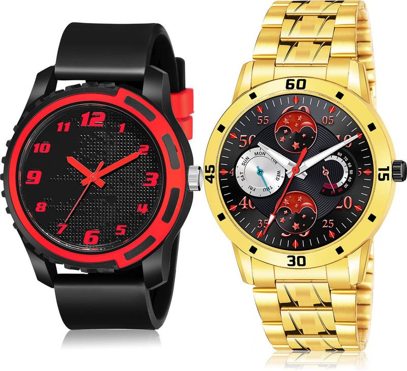 Analog Watch - For Men Contemporary Casual 2 Watch Combo For Boys And Men - BM113-(50-S-21)