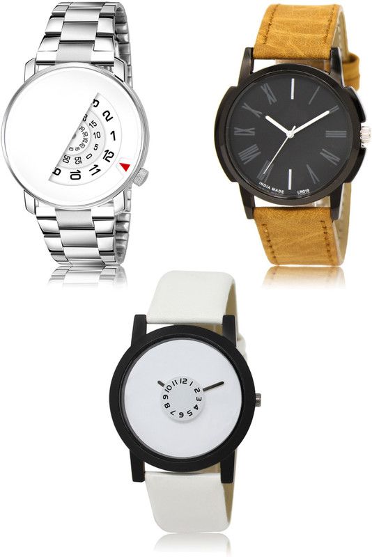 New latest Designer Combo of 3 Analog Watch - For Men 106-19-26
