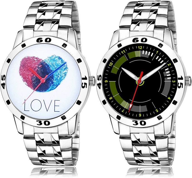 Analog Watch - For Men Classical Fashion 2 Watch Combo For Boys And Men - B812-(43-S-19)