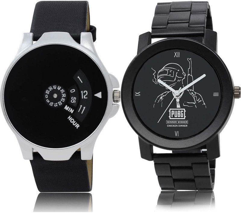 combo watch Analog Watch - For Boys New Unique Speedometer And Pubg Military Army Chain Watch Combo Watch For Boys And Men - BO52-B165