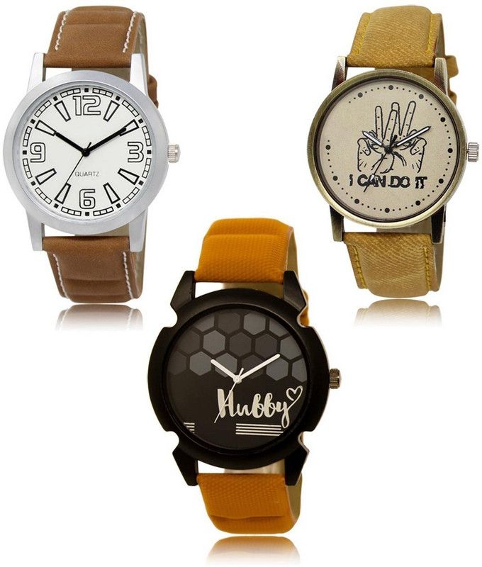 New latest Designer Combo of 3 Analog Watch - For Men LR-15-30-32