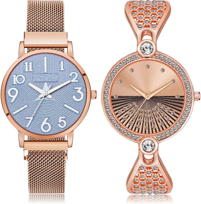 Analog Watch - For Women Modish Chronograph 2 Watch Combo For Women And Girls - GM246-GM249