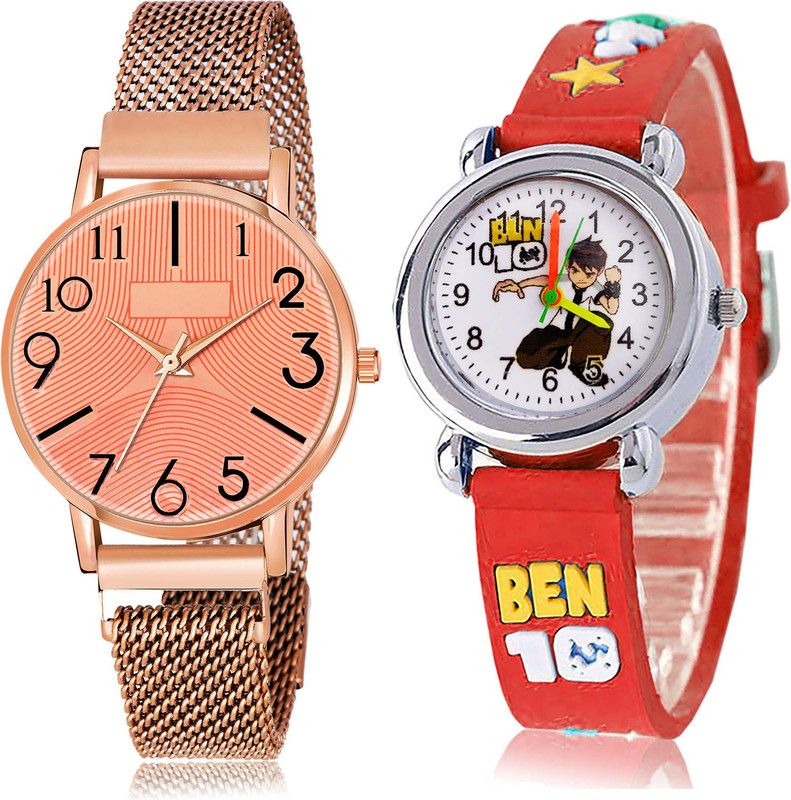 Analog Watch - For Girls Modish Fashion 2 Watch Combo For Women And Girls - GW58-GC119