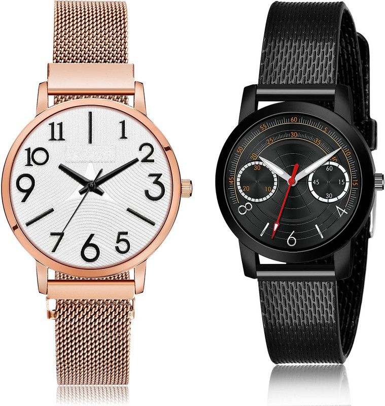 Analog Watch - For Girls Modish Analogue 2 Watch Combo For Women And Girls - GM243-(67-L-10)