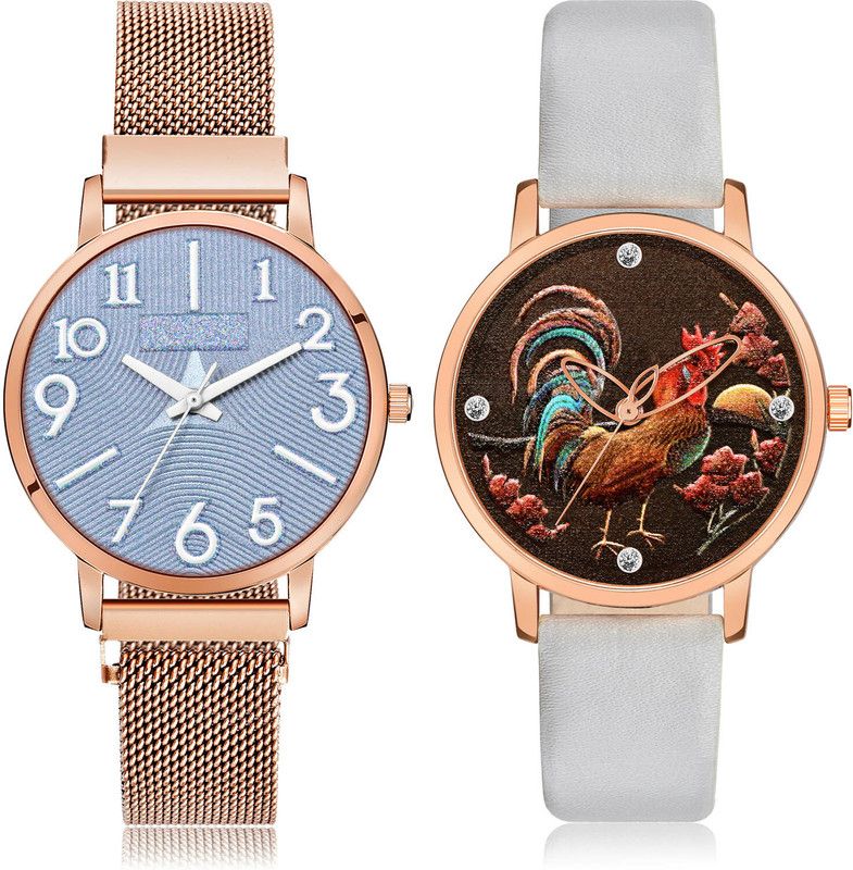 Analog Watch - For Women Latest Diwali 2 Watch Combo For Women And Girls - GM246-GM366