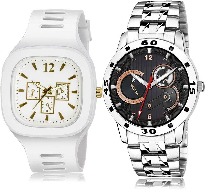 Analog Watch - For Men Contemporary Chronograph 2 Watch Combo For Boys And Men - BC49-(19-S-19)