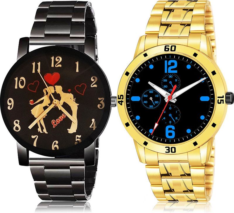 Analog Watch - For Men New Analogue 2 Watch Combo For Boys And Men - BCPL6-(68-S-21)