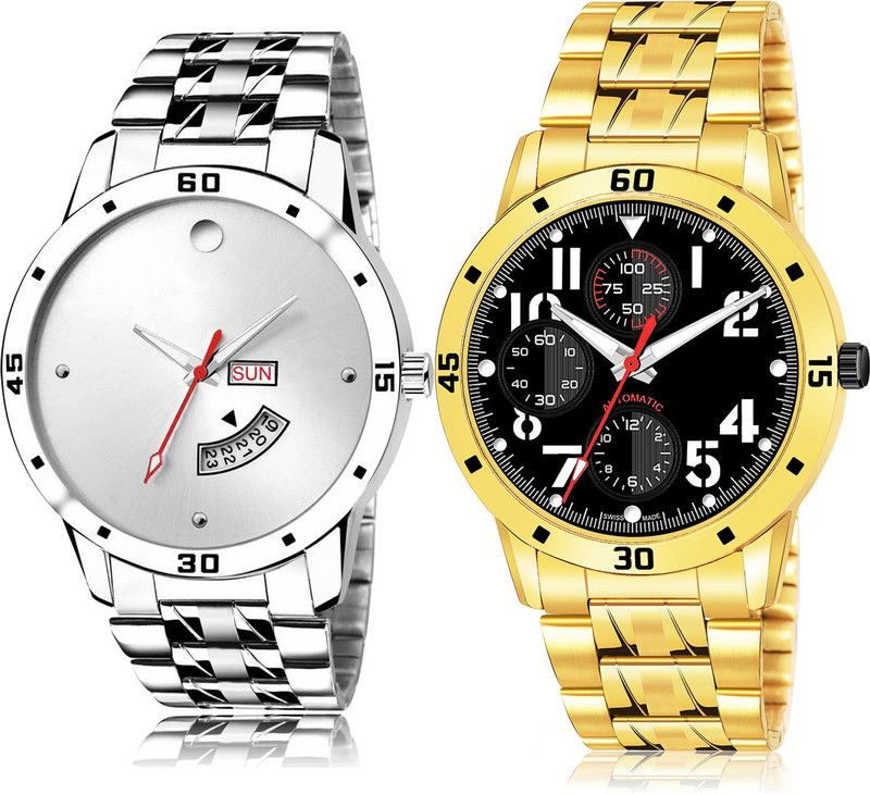 Analog Watch - For Men New Fashion 2 Watch Combo For Boys And Men - BL46.103-(51-S-21)
