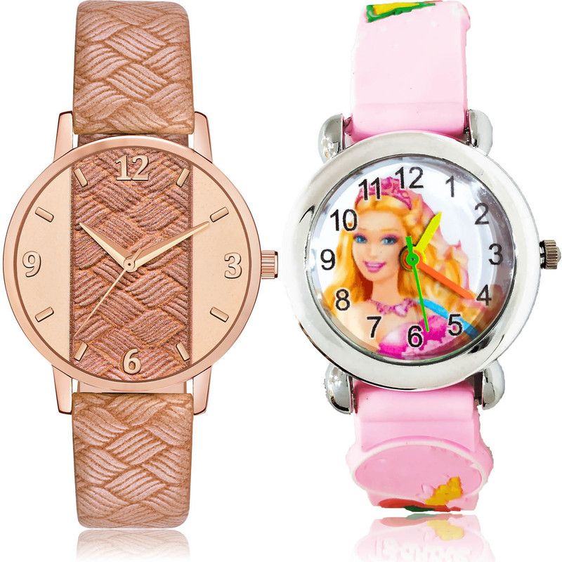 Analog Watch - For Women Modern 3D Design 2 Watch Combo For Women And Girls - GM397-G7
