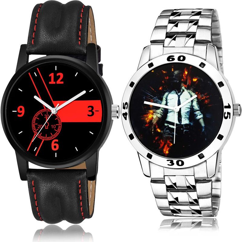 combo watch Analog Watch - For Men & Women Classical Wrist Pubg Military Army Chain Watch Watch - B680-B556 (Combo Of 2 )