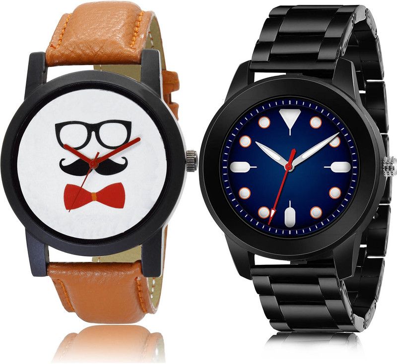 Analog Watch - For Men Contemporary Quartz 2 Watch Combo For Boys And Men - B53-(65-S-20)