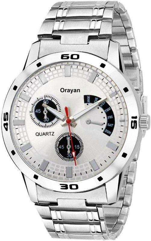 Analog Watch - For Men Professional Mens Stylish OZ-301 Metal Chain Strap Analogue