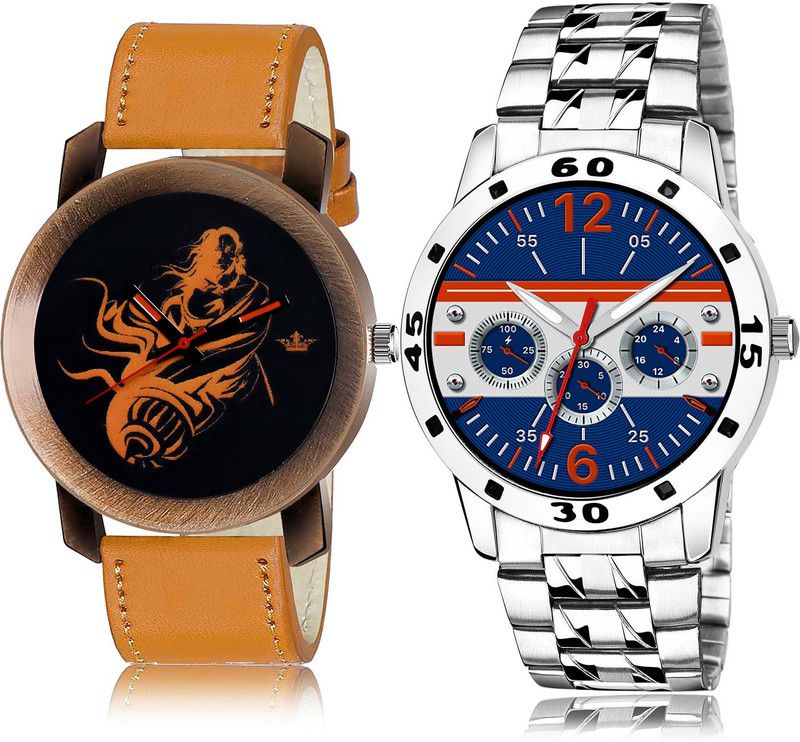 Analog Watch - For Men Brand New Model 2 Watch Combo For Boys And Men - BL46.64-(18-S-19)