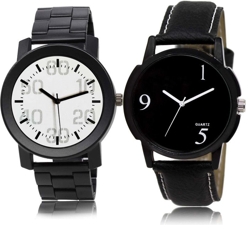 Analog Watch - For Men & Women Classical Quartz Chain Watch Watch - B674-BL46.6 (Combo Of 2 )