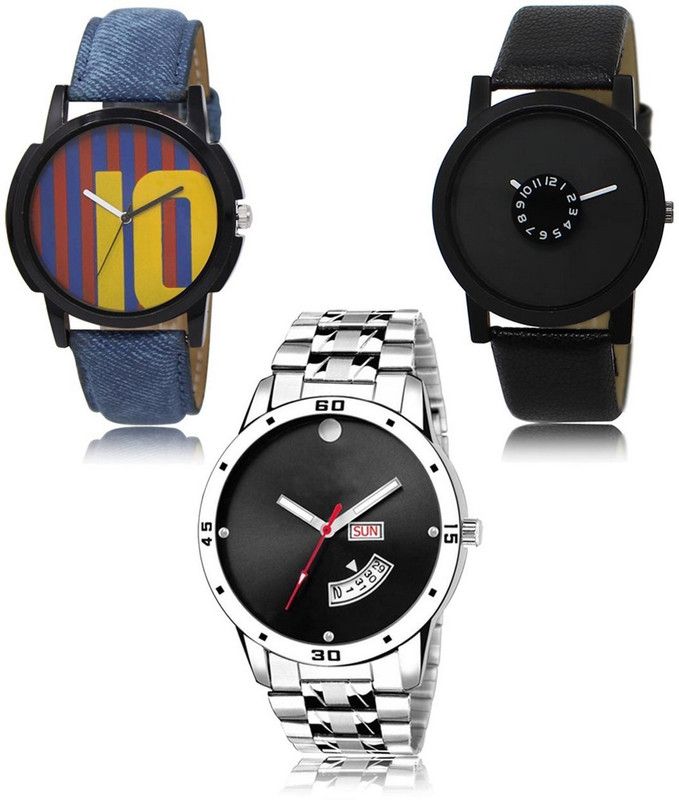 New latest Designer Combo of 3 Analog Watch - For Men LR-10-25-104