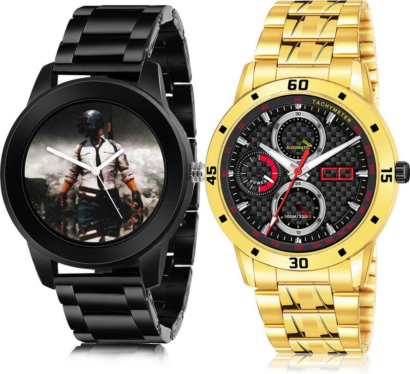 Analog Watch - For Men Treading Wrist 2 Watch Combo For Boys And Men - B506-(60-S-21)
