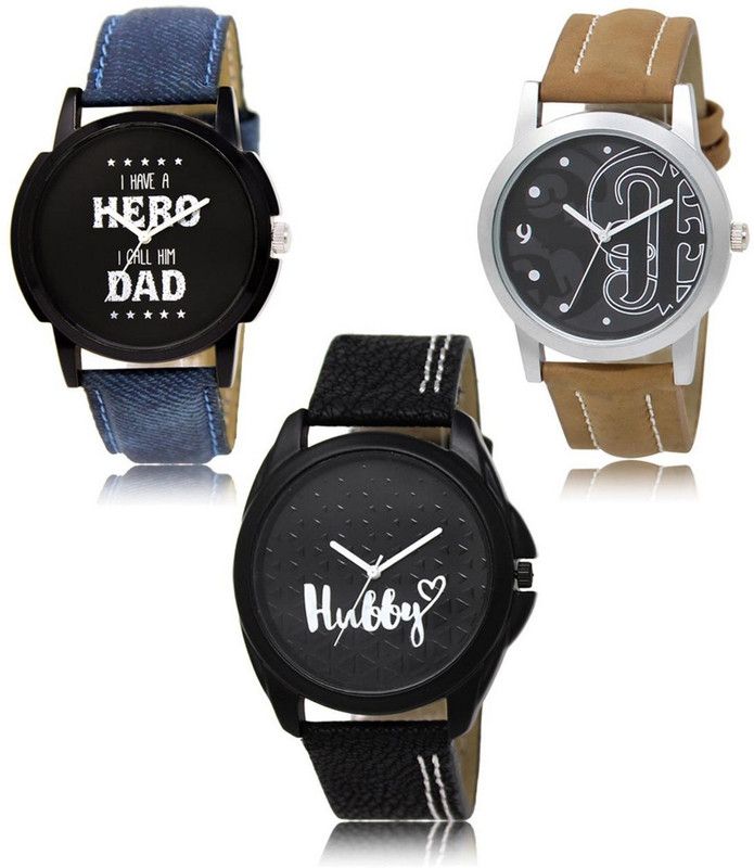New latest Designer Combo of 3 Analog Watch - For Men LR-07-14-31
