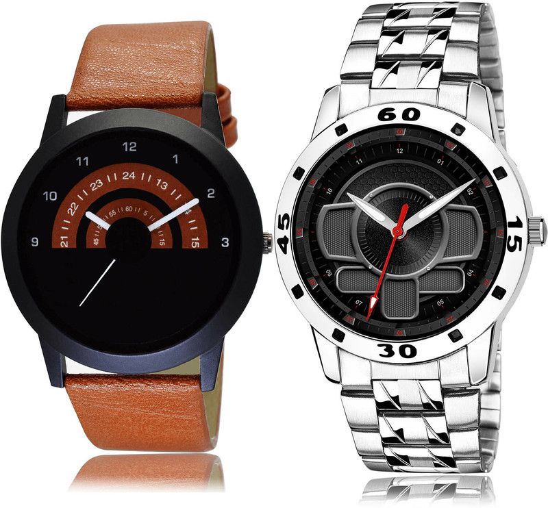 Analog Watch - For Men Modish Rich 2 Watch Combo For Boys And Men - B46-(8-S-19)