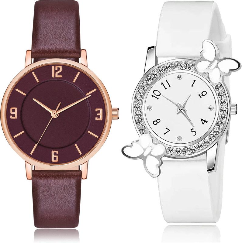 Analog Watch - For Girls Modern Formal 2 Watch Combo For Women And Girls - GM394-G102