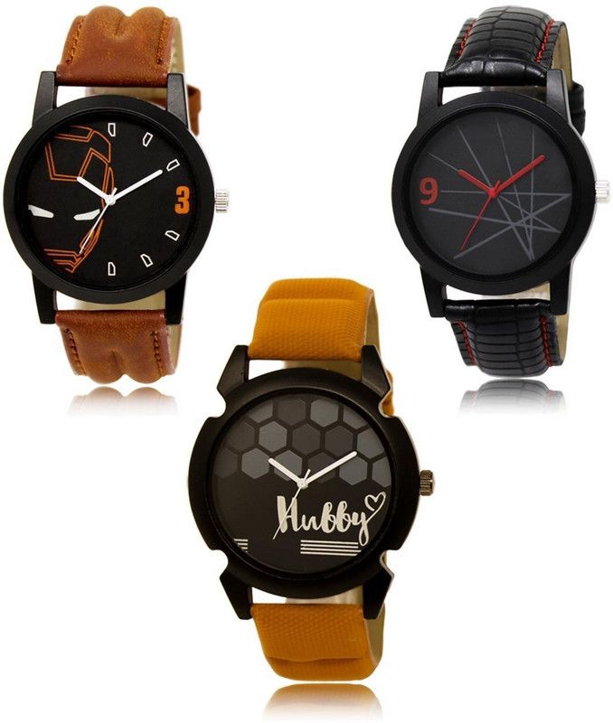 New latest Designer Combo of 3 Analog Watch - For Men LR-04-08-32