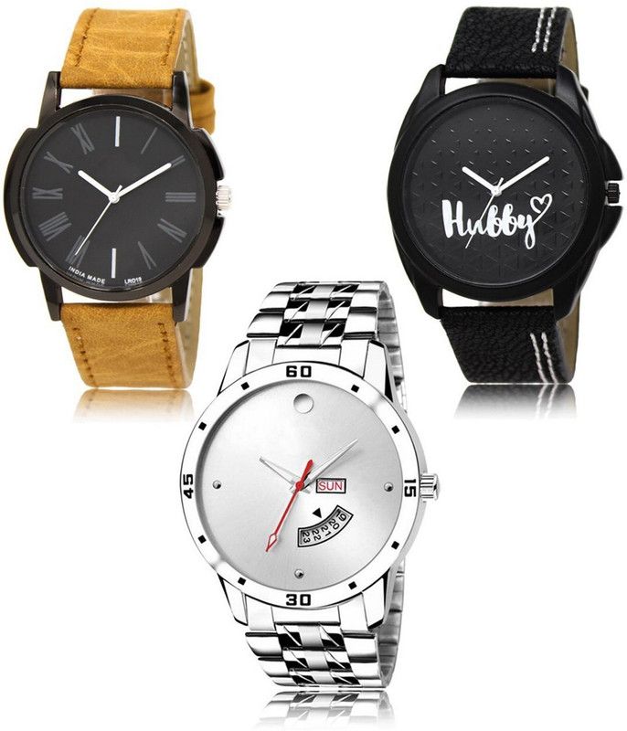 New latest Designer Combo of 3 Analog Watch - For Men LR-19-31-103