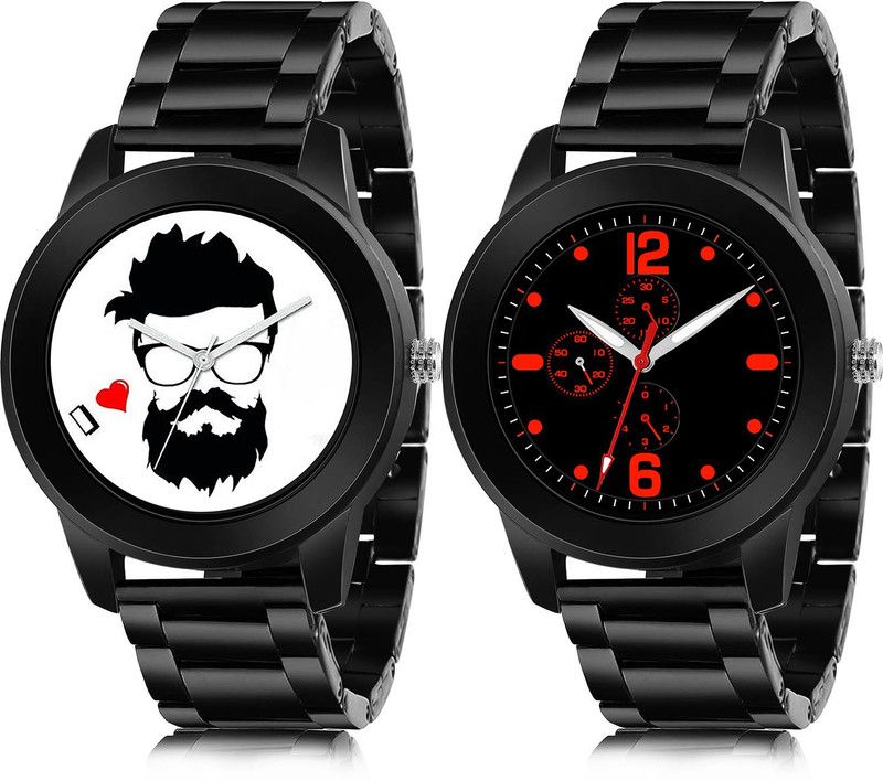 Analog Watch - For Men Contemporary Formal 2 Watch Combo For Boys And Men - B824-(69-S-20)
