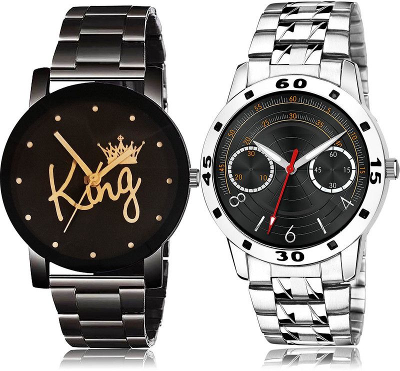Analog Watch - For Men Modern Italian Designer 2 Watch Combo For Boys And Men - BCPL3-(67-S-19)