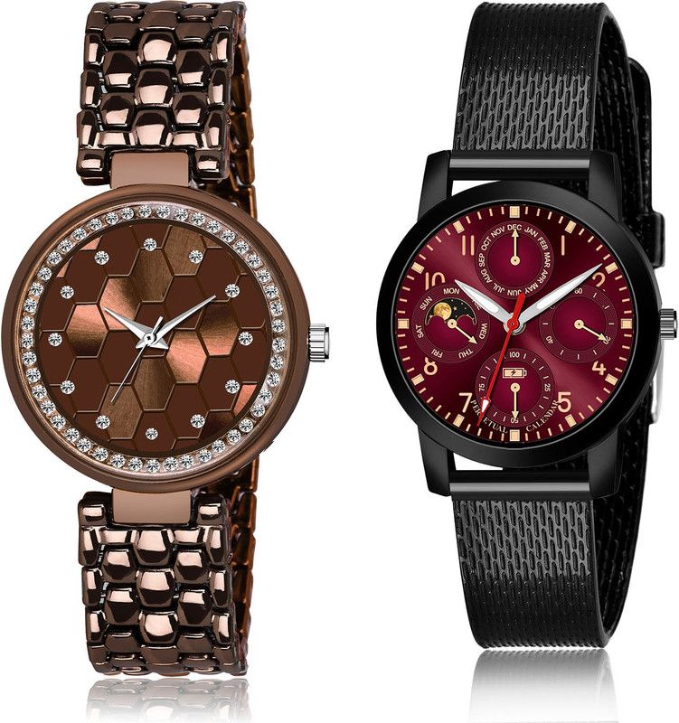 Analog Watch - For Girls New Diwali 2 Watch Combo For Women And Girls - GL271-(12-L-10)