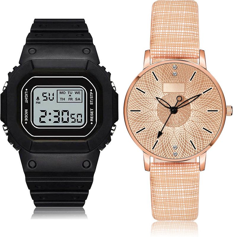 Analog-Digital Watch - For Women Latest Gift 2 Watch Combo For Women And Girls - DG28-GM317