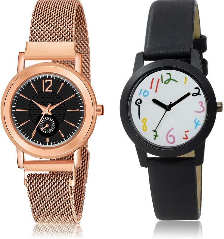 Analog Watch - For Women Modish Valentine 2 Watch Combo For Women And Girls - GW38-GO119