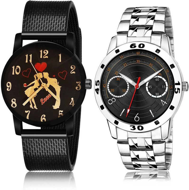 Analog Watch - For Men Brand New Gift 2 Watch Combo For Boys And Men - BCPL27-(67-S-19)