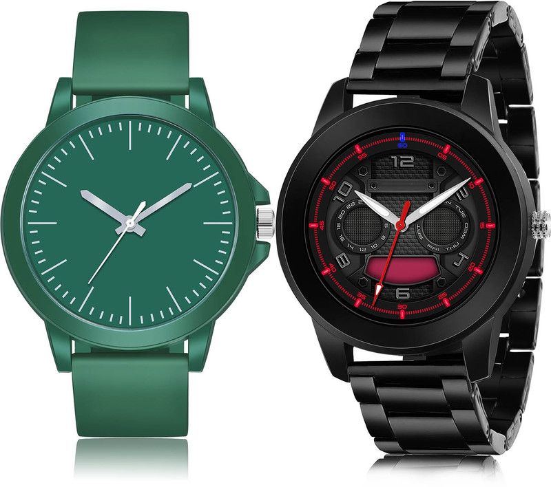 Analog Watch - For Men Classical Gift 2 Watch Combo For Boys And Men - BM116-(59-S-20)