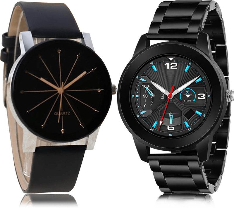 Analog Watch - For Men Treading Stylish 2 Watch Combo For Boys And Men - B51-(41-S-20)