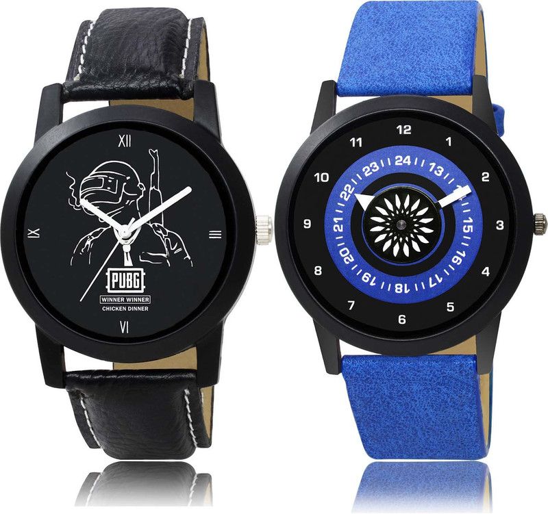 combo watch Analog Watch - For Men & Women New Traditional Pubg Military Army And Speedometer Combo Watch For Boys And Men - BO45-B385