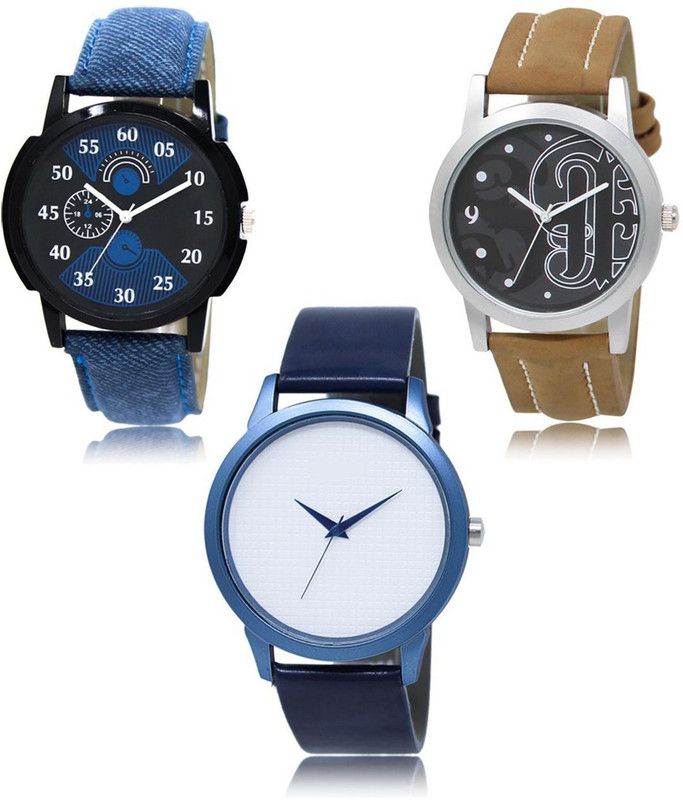 New latest Designer Combo of 3 Analog Watch - For Men LR-02-14-33