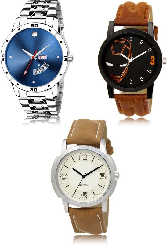 New latest Designer Combo of 3 Hybrid Smartwatch Watch - For Men 105-04-16
