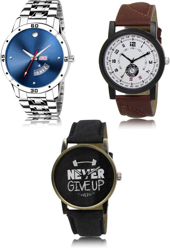 New latest Designer Combo of 3 Analog Watch - For Men 105-11-27