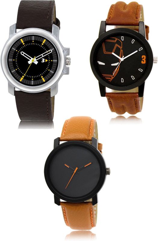 New latest Designer Combo of 3 Analog Watch - For Men 44-04-20