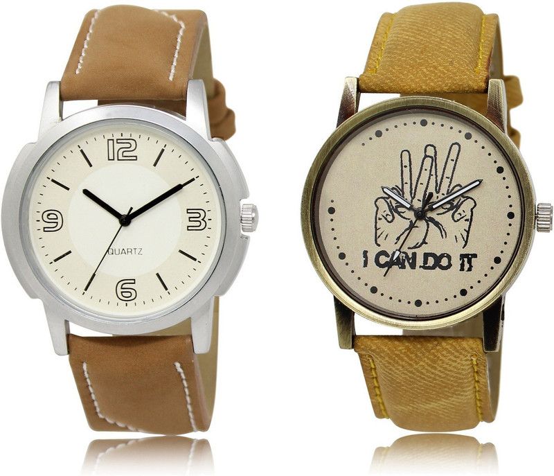New Latest Designer Combo of 2 Analog Watch - For Men LR16-LR30