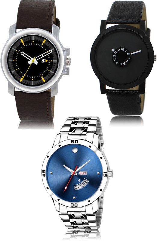 New latest Designer Combo of 3 Analog Watch - For Men 44-25-106