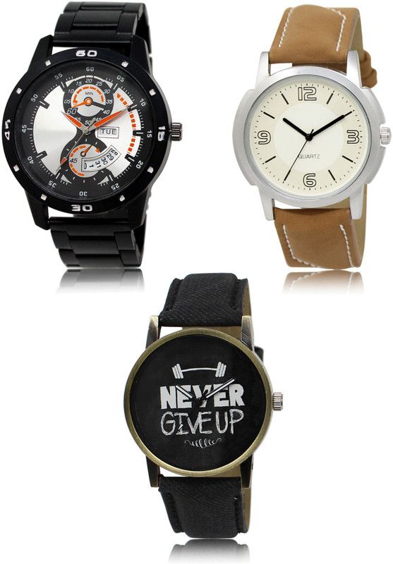 New latest Designer Combo of 3 Analog Watch - For Men 107-16-27