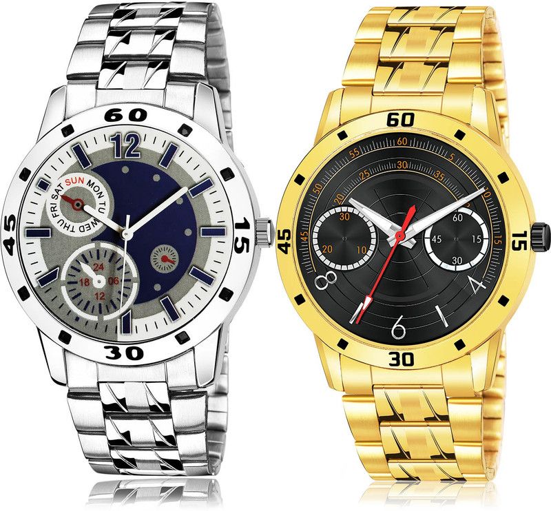Analog Watch - For Men Treading Technology 2 Watch Combo For Boys And Men - B666-(67-S-21)