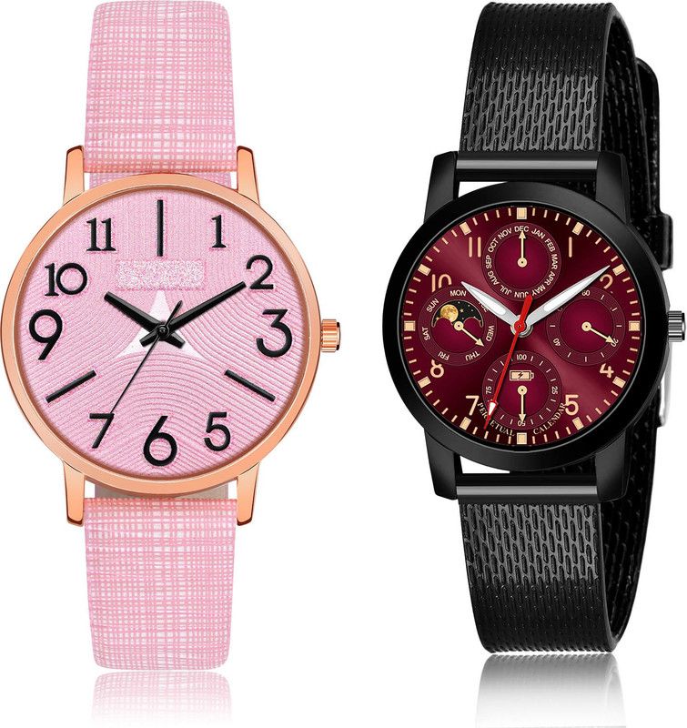 Analog Watch - For Women Gift 2 Watch Combo For Women And Girls - GM348-(12-L-10)