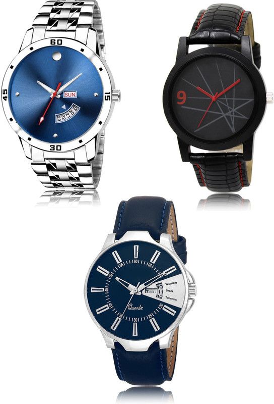 New latest Designer Combo of 3 Analog Watch - For Men LR105-LR08-LR23