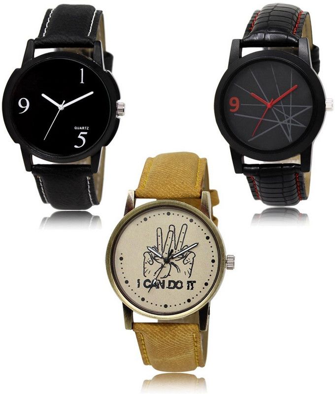 New latest Designer Combo of 3 Analog Watch - For Men LR-06-08-30