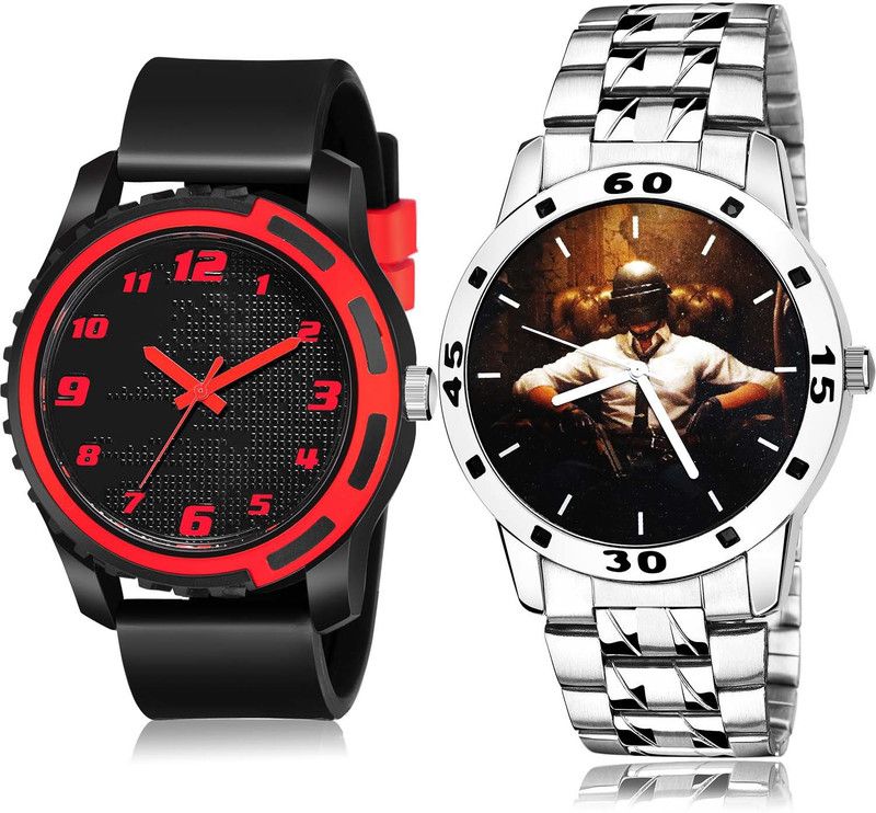 Analog Watch - For Men Best Valentine Sports And Pubg Military Army Combo Watch For Boys And Men - BM113-B451