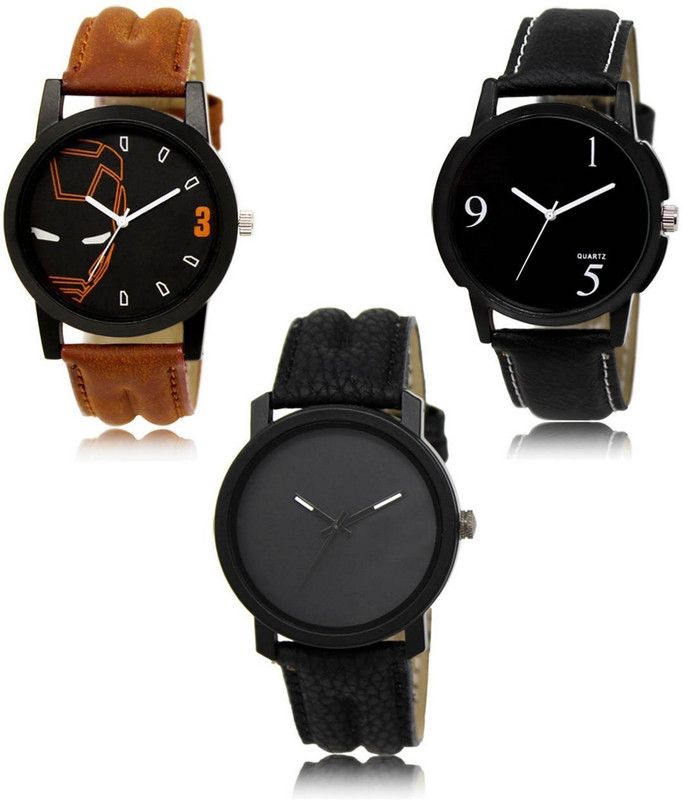 New latest Designer Combo of 3 Analog Watch - For Men LR-04-06-21